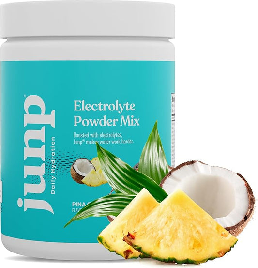 JUNP Electrolytes Powder No Sugar No Carbs – Pina Colada Coconut Pineapple Keto Electrolyte Drink Mix - Potassium & Salt Hydration Powder Electrolytes - Zero Calorie Sugar Free Electrolyte Powder 90ct