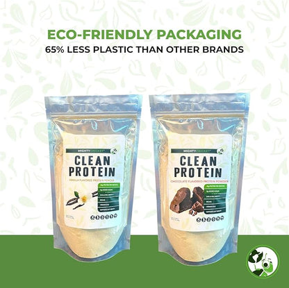 Mighty Cricket Protein Powder. 20g Clean Prebiotic Cricket Protein. No Sugar, Low Carbs, Gluten & Dairy Free. Keto & Paleo, 100% Natural Ingredients. Vanilla, 1 lb (Pack of 1)