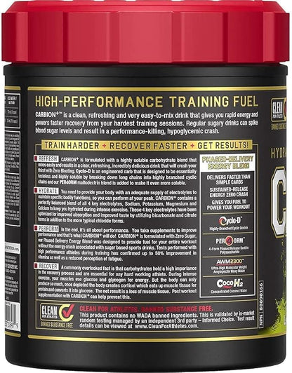 ALLMAX Nutrition - CARBION+ Workout Hydration Supplement Powder with Electrolytes, Supports Endurance, Recovery, and Exercise Performance, Gluten Free and Vegan, Pineapple Mango, 25 Servings