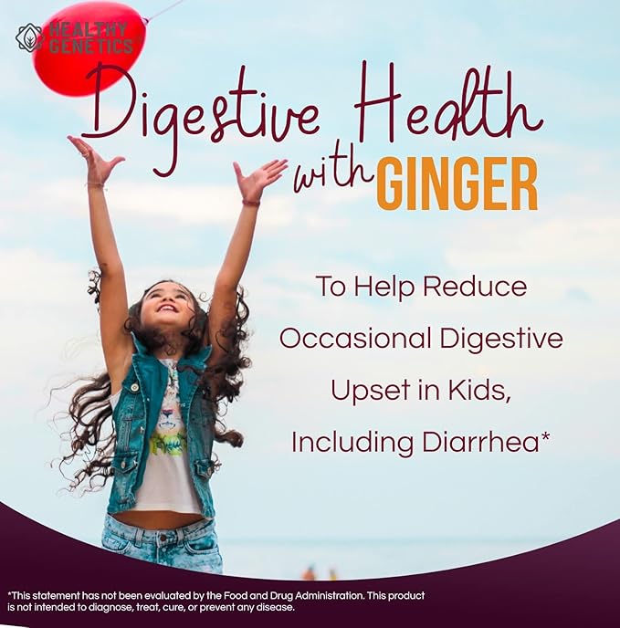 Liquid Probiotics for Kids & Toddlers | + Prebiotic + Ginger Root | Acidophilus Probiotic | Dairy Free | Vegan | Non-GMO | Gluten Free | 30-60 Servings