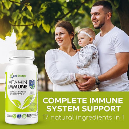 17 in 1 Immune Support Supplement | Immune Boost with Vitamin C, Vitamin D, Vitamin A, Zinc, Quercetin, Turmeric, Green Tea, Selenium | Daily Immunity Support Supplement for Adults - 60 Count (2)