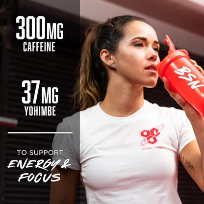 BSN N.O.-XPLODE Vaso Pre Workout Powder with 8g of L-Citrulline and 3.2g Beta-Alanine and Energy, Flavor: Jungle Juice, 24 Servings