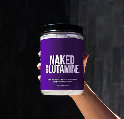 Pure L-Glutamine Made in The USA - 200 Servings - 1,000g, 2.2lb Bulk, Vegan, Non-GMO, Gluten and Soy Free. Minimize Muscle Breakdown & Improve Protein Synthesis. Nothing Artificial