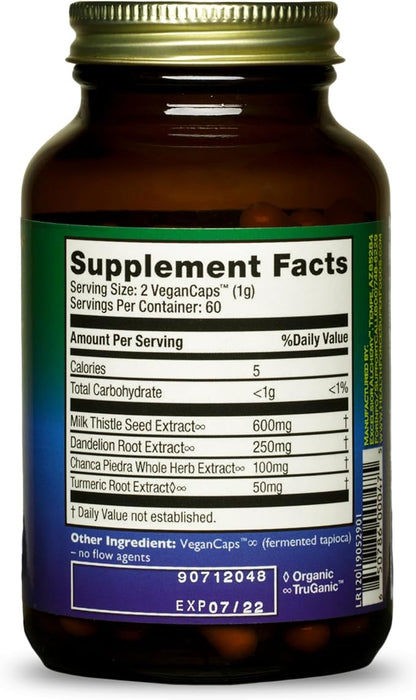 HealthForce SuperFoods Liver Rescue - Natural Liver Cleanse - Liver Health Formula with Milk Thistle & Dandelion Root - Gluten-Free & Vegan - 120 Capsules (Pack of 2)