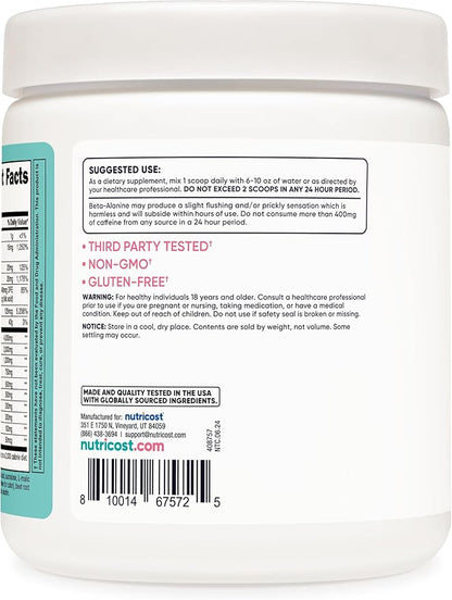 Nutricost Pre-Workout Powder for Women, Peach Mango, 30 Servings