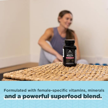 Ancient Nutrition Multivitamin for Women, Multi Women's, Vitamin D, C, B12, Zinc, Magnesium, Supports Healthy Immune System and Bone Health, 90 Ct