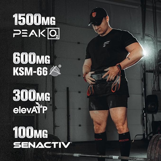 Jacked Factory Build-XT Max Muscle Builder for Men and Women - ATP Supplement with Peak02 Cordyceps, KSM-66 Ashwagandha, & ElevATP for Muscle Recovery, Muscle Growth, Increased Endurance - 120 Count