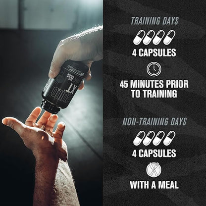 Jacked Factory Build-XT Max Muscle Builder for Men and Women - ATP Supplement with Peak02 Cordyceps, KSM-66 Ashwagandha, & ElevATP for Muscle Recovery, Muscle Growth, Increased Endurance - 120 Count