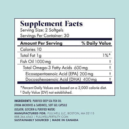 Prenatal Vitamin + DHA | Omega 3 Fish Oil with DHA & EPA for Brain Development & Nervous System Support | 26+ Vital Nutrients | Dietitian-formulated, Non-GMO, 3rd Party Tested, 30 Servings