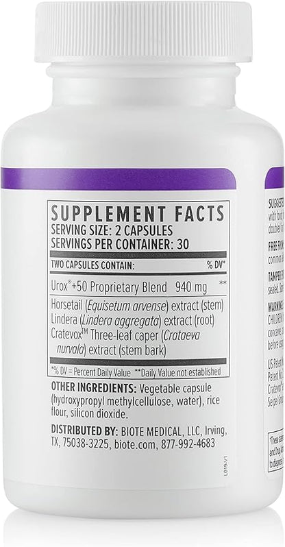 bioTE Nutraceuticals - Urox+ - Bladder Health (60 Capsules)