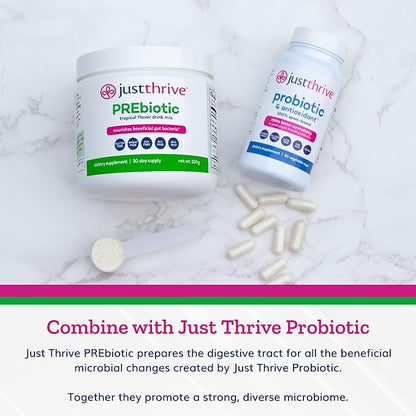 Just Thrive PREbiotic Powder - Digestive and Immune Support Supplement, 150 g