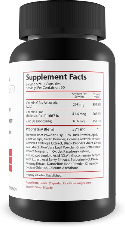 90 Day Keto + Acv Luxe Detox Cleanse - Psyllium Keto Detox Cleanse 90 Day Supply - Help Reduce Gut Bloat & Belly Size - Full Body Cleanser - Premium Keto Acv Luxe Cleanse Keto Lux