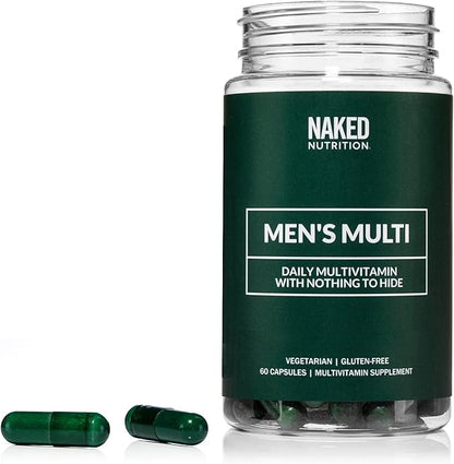 Men’s Multi – Daily Multivitamin for Men – A, C, E, Selenium, Zinc, Fruit and Super Green Extracts and More to Boost Immune Support – Gluten-Free and Vegetarian Daily Vitamins – 60 Capsules