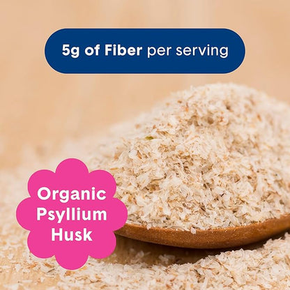 Bellway Super Fiber Powder + Fruit (3 Pack), Sugar Free Organic Psyllium Husk Powder Fiber Supplement for Regularity, Bloating Relief & Gut Health, Non-GMO, Plant-Based, Mixed Berry (150 Servings)