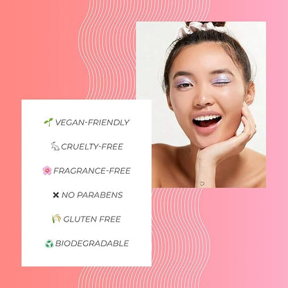 Vitamasques Vegan Collagen Lychee Face Sheet Mask Plumping & Moisturizing Facial Mask with Lychee Extract & Hyaluronic Acid - Natural & Biodegradable