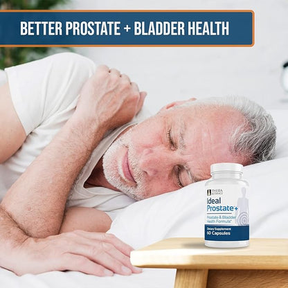 Advanced Men's Prostate Support by Ideal Prostate Plus with Saw Palmetto, Lycopene and More for Natural Prostate Relief*