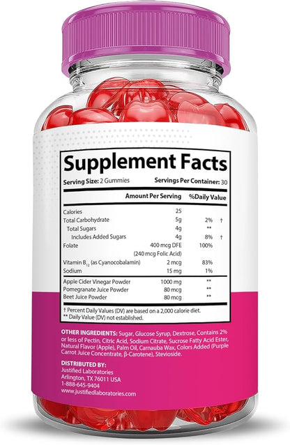 (10 Pack) Bliss Keto ACV Gummies Advanced Formula 1000MG X 10 Bliss Keto Gummies Apple Cider Vinegar Boost Formulated with Pomegranate Beet Juice Powder B12 Vegan Non GMO 600 Gummys