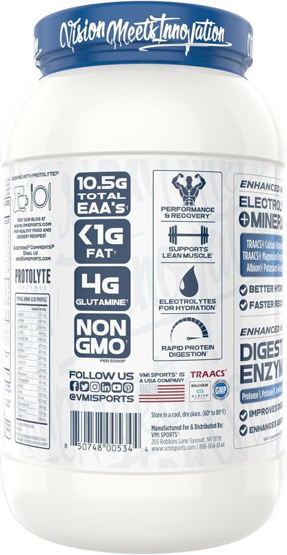 VMI Sports | ProtoLyte Whey Isolate Protein Powder | Low Calorie Whey Protein Powder for Weight Loss | Protein Powder for Muscle Gain | Digestive Enzymes (Chocolate Peanut Butter, 1.6 Pounds)