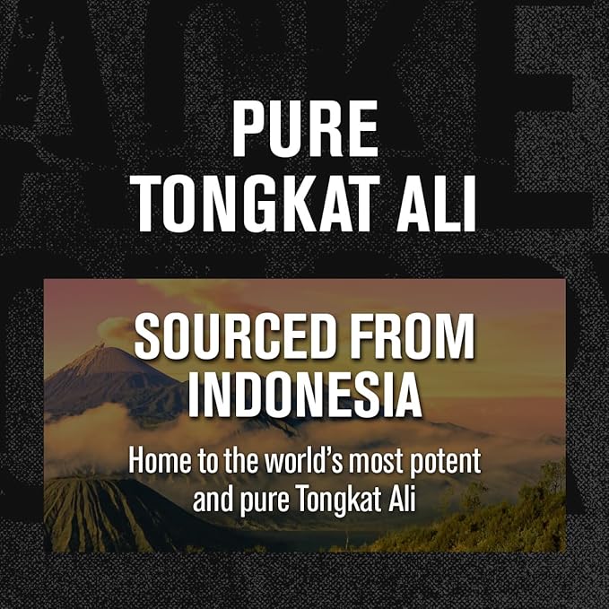 Jacked Factory Indonesian Tongkat Ali - 200:1 Extract Longjack Tongkat Ali for Men to Support Vitality, Improve Mood, Boost Natural Energy Levels, & Enhance Recovery - 120 Capsules