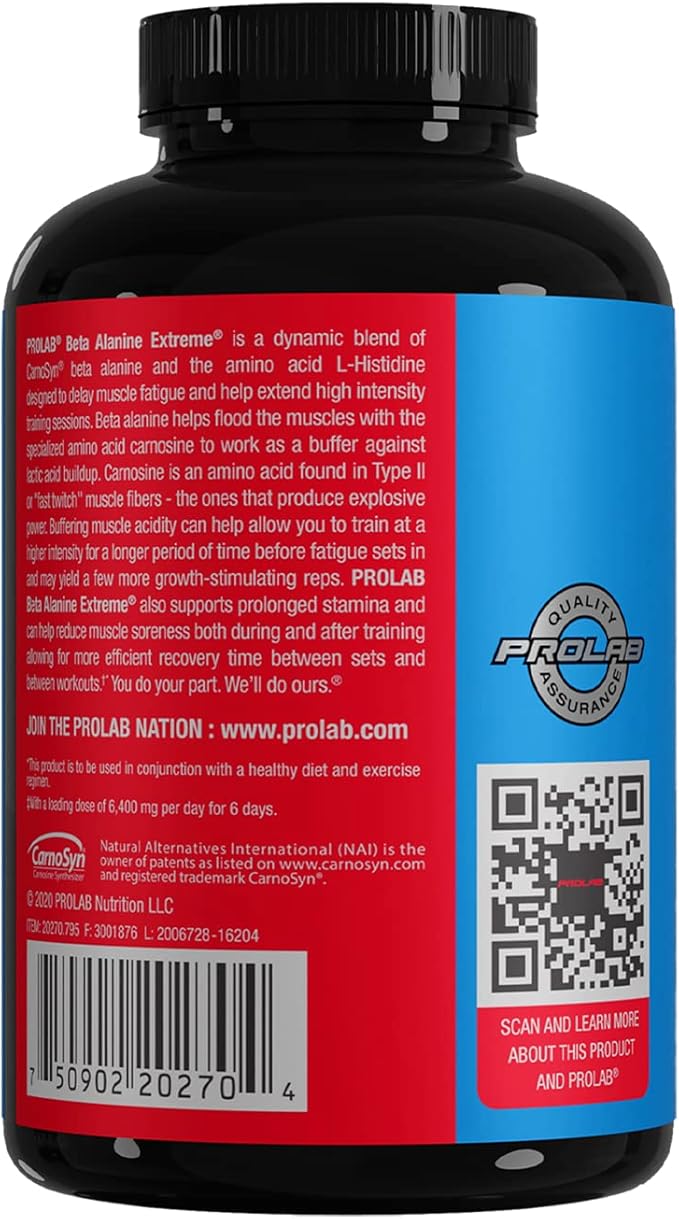 Prolab Beta Alanine Extreme Capsules Pack of 240