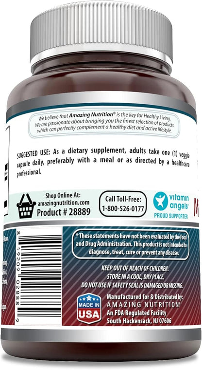Amazing Formulas Micronized DHEA Supplement | 100 Mg Per Serving | Veggie Capsules| Non-GMO | Gluten Free | Made in USA (1 Pack, 240 Count)