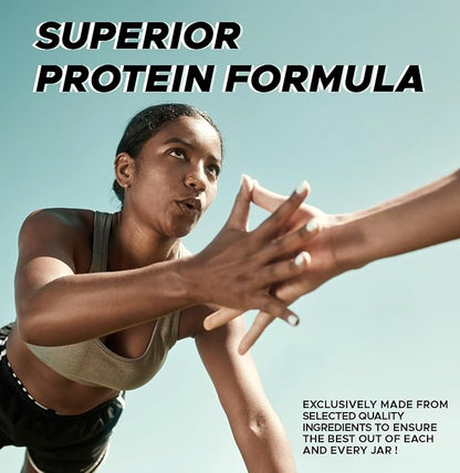 High Whey, Protein Powder, Whey Isolate, Gluten Free, Lean Muscle Mass for Men & Women, 25g of Protein Per Scoop, 2.7kg, 73 Servings (Iced Cappuccino, 6 Pound)