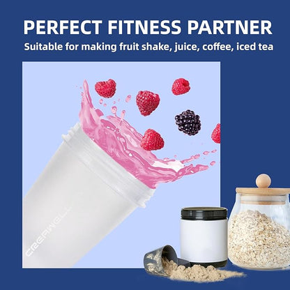3 Pack Shaker Bottles for Protein Mixes, 17 oz Small Protein Shaker Bottle with Handle, Gym Shaker Cups with Blending Ball for Pre Workout, BPA-Free & Dishwasher Safe (White, Pink, Blue)
