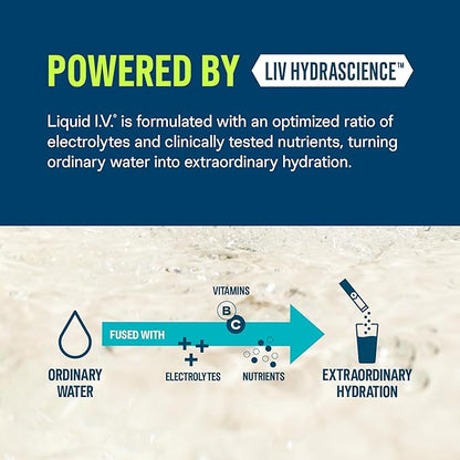 Liquid I.V.® Hydration Multiplier - Acai Berry | Electrolyte Powder Drink Mix | 1 Pack (16 Servings)