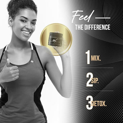Detox Powder, Full Spectrum Detox Cleanse Mix, Detox for Natural Cleansing and Vitality, Liver Cleanse Detox, Detox Cleanse for Weight Loss, Natural Detox Powder, Vegan Detox Supplement (Chocolate)