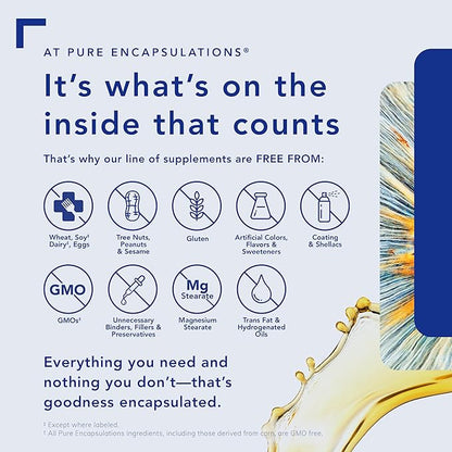 Pure Encapsulations Alpha Lipoic Acid 600 mg - ALA Supplement for Liver Support, Antioxidants, Nerve Health, Cardiovascular Health & Carbohydrate Support - Premium Alpha Lipoic Acid - 120 Capsules
