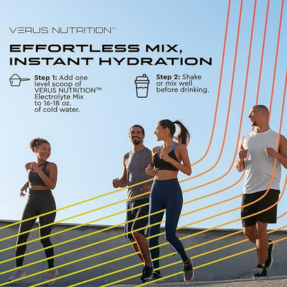 Electrolytes Powder No Sugar- Zero Calorie Hydration Powder | Sugar Free Electrolytes for Fasting, Keto & Vegan | Natural Ingredients Electrolyte Mix for Energy Boost, 60 Servings