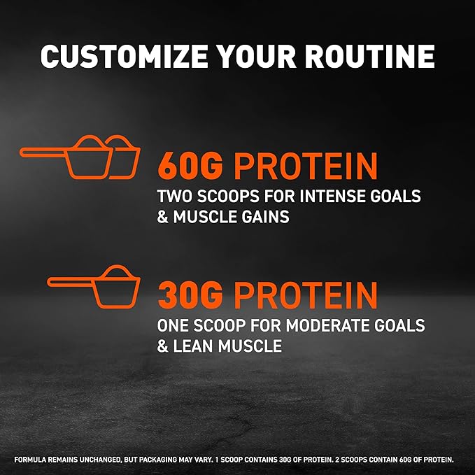Body Fortress 100% Ultra-Filtered Isolate Protein Powder, Vanilla, 60g Protein & 12g BCAAs Per 2 Scoops, Muscle Gain & Recovery, Immune Support with Vitamins C & D, 1.5lbs,Packaging May Vary