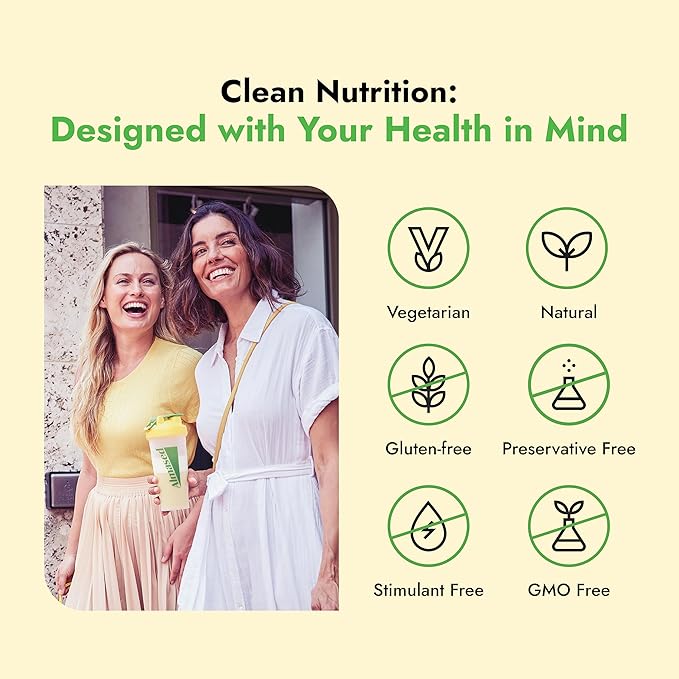Almased Vanilla Meal Replacement Shake - Low-Glycemic High Plant Base Protein Powder- Nutritional Weight Health Support Supplement - Vanilla Flavor - 17.6 oz (1.1 Pound (2 Pack))