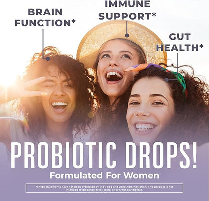 MaryRuth Organics USDA Organic Stress & Cognition Probiotics for Women | Focus Supplement | Support Calm | Stress Relief Supplement | Womens Probiotic | Gut Health for Women | Vegan | 30 Servings