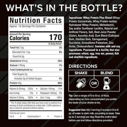 Six Star Elite Series 100% Whey Protein Plus Strawberry Smoothie 1.8lbs US