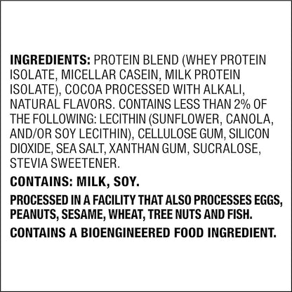 Quest Nutrition Chocolate Milkshake Protein Powder, 22g Protein, 1g Sugar, Low Carb, Gluten Free, 3 Pound, 43 Servings