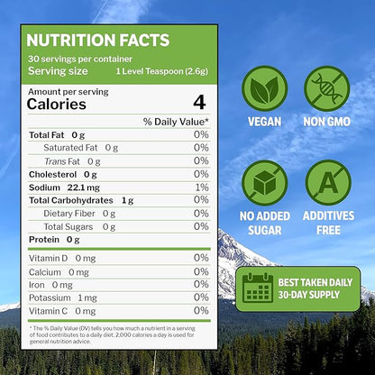 Vita Spinach Powder -Red Spinach Extract Nitric Oxide Booster -Supports Blood Pressure & Flow, Energy, Endurance, Pre Workout Performance Boost -Natural Superfood Supplement (30 Servings)