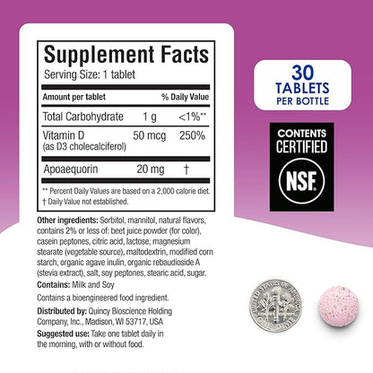 Prevagen Extra Strength 20mg, 30 Chewables|Mixed Berry-1 Pack|with Apoaequorin & Vitamin D with Attractive and Stackable Prevagen Storage Box