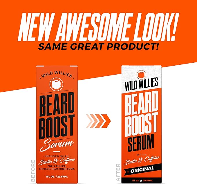 Wild Willies Beard Growth Vitamins Supplement Beard Growth Pills for Fuller & Thicker Beard, Formulated with Biositol Complex & 19 Hair Grooming Nutrients - 60 Capsules