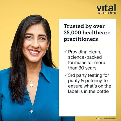 Vital Nutrients NAC 600mg | N-Acetyl Cysteine | Vegan NAC Supplement | Antioxidant for Sinus, Liver, Immune, and Respiratory Health* | Gluten, Dairy, Soy Free | 100 Capsules