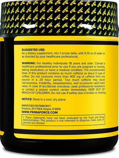Primaforce Guarana Powder (200g) (Unflavored) - Pure Guarana, 200 Servings