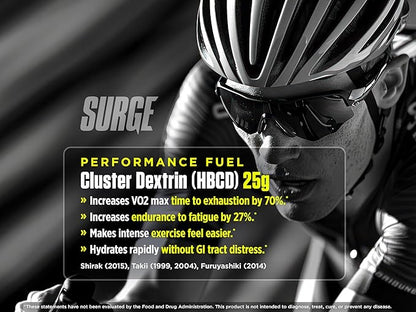 Biotest Surge Intra Performance - 50g Muscle Fuel with Cluster Dextrin & Beta-Alanine for Power, Gains & Recovery - 20 Servings, Lemon (2.43 lb)