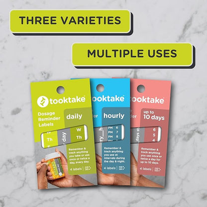 Daily Tracking Stickers/3 Pck for Vitamins & Medication in Any Form,Vitamin Organizer,Easy Pill Tracker,Daily Pill Organizer,Medicine Organizer,Weekly Pill Box,7 Day Week, AM/PM,Day & Night
