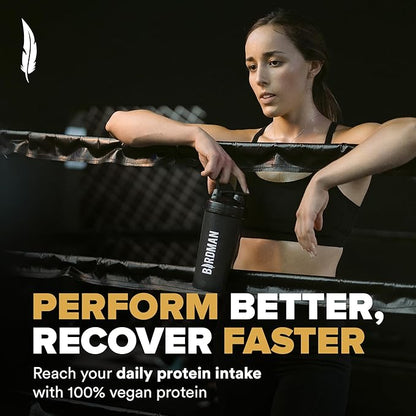 BIRDMAN Falcon Performance Vegan Protein Powder, 31g Protein, 5g Creatine, 5g BCAA, Probiotics, Electrolytes, Pre Workout, Low Carb, Sugar Free & Dairy Free, Plant Based Vanilla Protein, 30 Servings