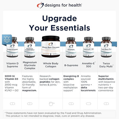 Designs for Health C+BioFizz Fizzy Vitamin C Drink Powder High Potency Vitamin C Powder with Bioflavonoids - Immune + Antioxidant Support Vitamin Powder Drink Mix - Vegan (36 Servings / 144g)