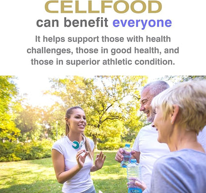 Cellfood Liquid Concentrate - 1 fl oz, 5 Pack - Oxygen + Nutrient Supplement - Supports Immune System, Energy, Endurance, Hydration & Overall Health - Gluten Free, Non-GMO, Kosher - Makes 22+ Quarts