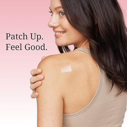 The Patch Remedy PreMenstrual Patch for Women - 30 Topical PMS Period Cycle Patches Containing Chasteberry Extract, Magnesium, Evening Primrose Oil, Dong Quai Extract, Curcumin, Vitamin B6 & E