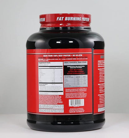 MuscleMeds Carnivor Shred Fat Burning Hydrolized Beef Protein Isolate, 0 Lactose, 0 Sugar, 0 Fat, Chocolate, 4.35 lbs