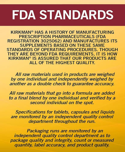 Kirkman - Super Nu-Thera - 360 Capsules - Comprehensive Multivitamin - with Vitamin B6 & Magnesium Content - Hypoallergenic
