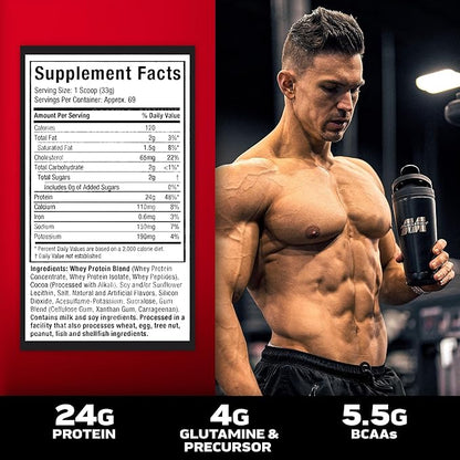Muscletech Whey Protein Powder | MuscleTech Nitro-Tech Whey Gold Protein Isolate Smoothie Mix for Muscle Gain | Chocolate, 5 lbs (69 Serv) (package varies)